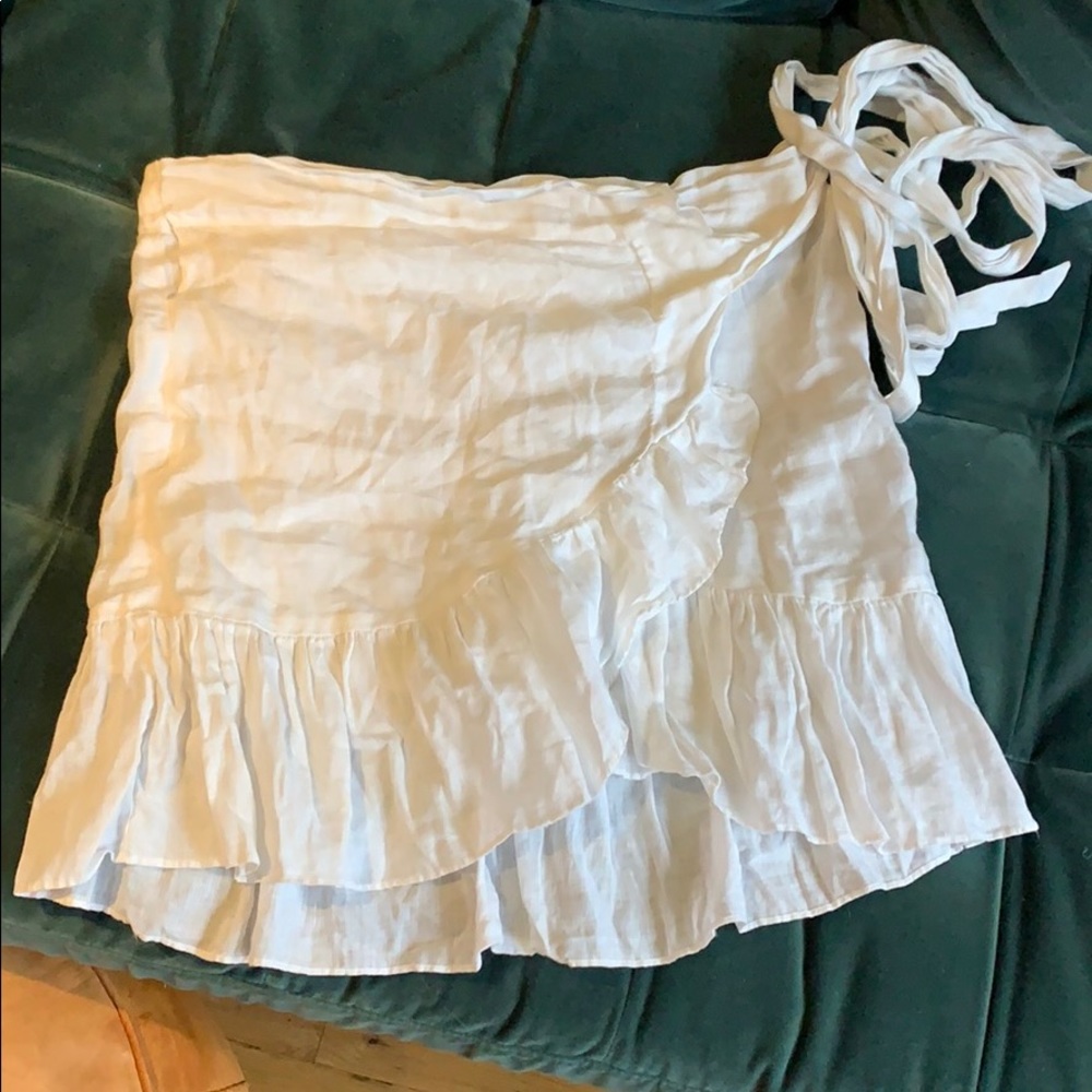 Isabel marant delicia skirt linen wrap size 38